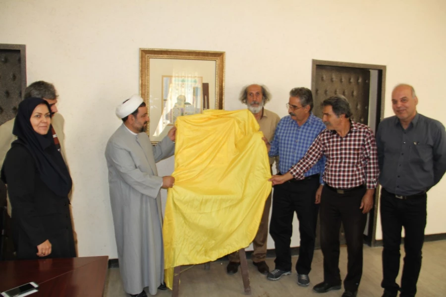 مراسم رونمایی از پوستر جشنواره تئاتر استانی با حضور مدیر و اعضای شورای سیاست گذاری جشنواره تئاتر استانی  کرمانشاه