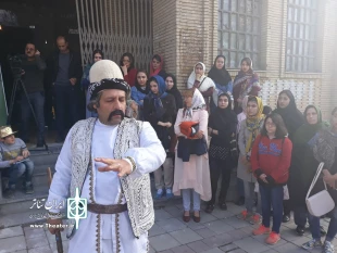 اجرای روز نخست همایش تئاتر خیابانی پاسداران ولایت  -کرمانشاه فروردین 98 6
