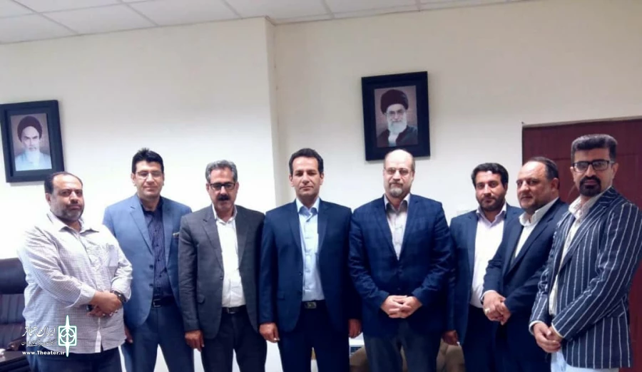 معاون توسعه مدیریت و منابع استانداری کرمانشاه مهمان دبیرخانه  یازدهمین جشنواره ملی تئاتر  مرصاد    2