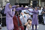 اولین روز جشواره منطقه ای  تئاتر خیابانی هرسین