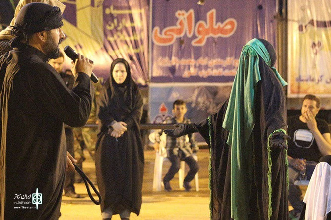 نخستین روز اولین سوگواره استانی تئاتر خیابانی پیاده راه عشق ویژه ایام اربعین حسینی