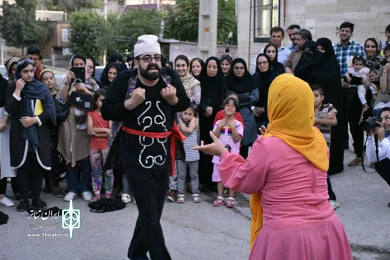 نمایش خیابانی "الف آه می کشم"