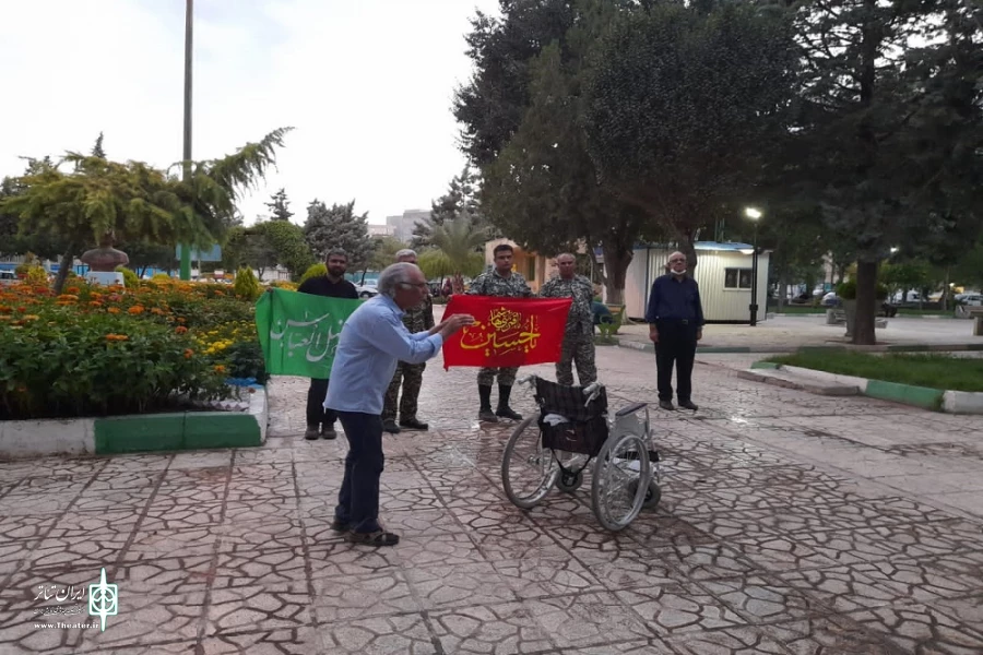 اجرای نمایش خیابانی" کاروان دو نفره" در سطح شهر کرمانشاه
 2